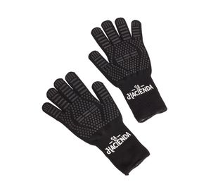 Guantes protección de calor negro