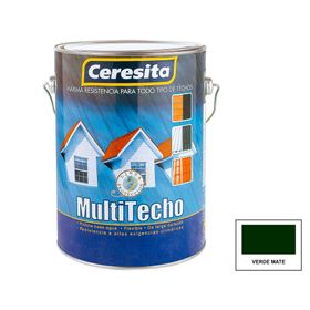 Pintura techo Multitecho 1 GL verde mate