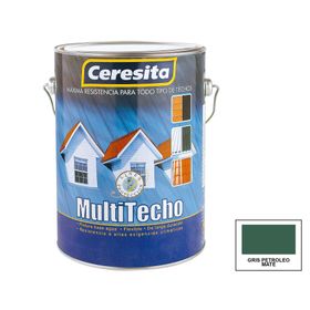 Pintura techo Multitecho 1 GL gris petróleo mate