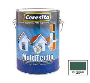 Pintura techo Multitecho 1 GL gris petróleo mate