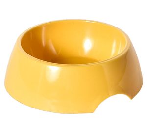 Plato mascota amarillo 350 ml