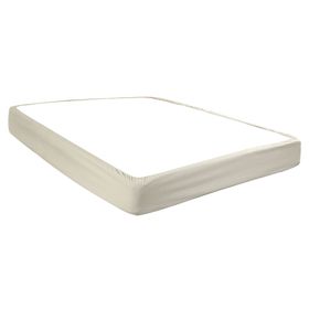 Faldón Box Spring Melange ecru 1.5 plazas