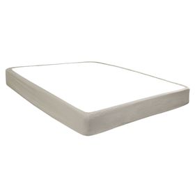 Faldón Box Spring Melange gris 1.5 plazas
