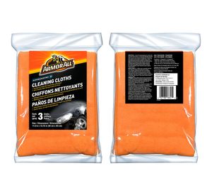 Paño microfibra limpieza automóvil 3 unidades