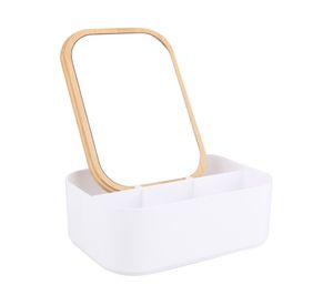 Organizador maquillaje caja cuadrada