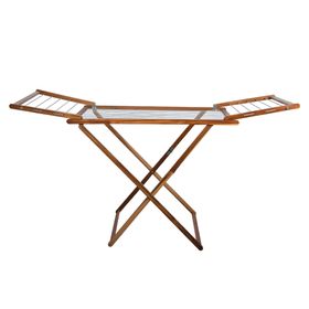 Tendedero pie con alas 13 m de secado madera