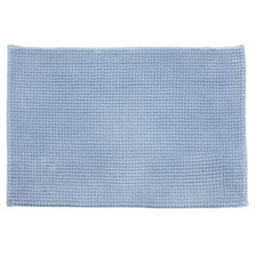 Piso baño Shaggy celeste 50x70 cm