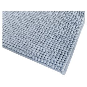 Piso baño Shaggy celeste 50x70 cm