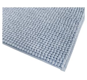 Piso baño Shaggy celeste 50x70 cm