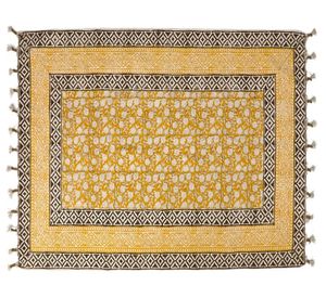 Alfombra 160x230 cm Block yellow