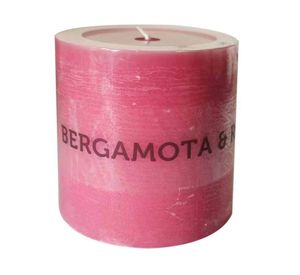 Vela 7 cm Pilar guinda