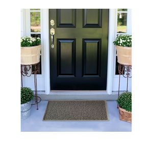 Limpiapiés 40x60 cm Spaguetti gris 2 piezas