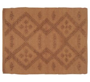 Alfombra 120x180 cm Relieve naranjo