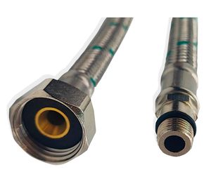 Flexible agua monomando HI-HE 3/8" x m10 50 cm