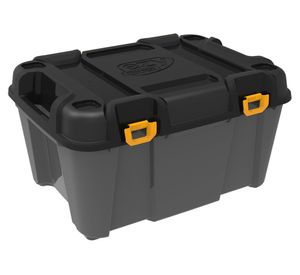 Baúl plástico 120 lt 4 cierres bisagra