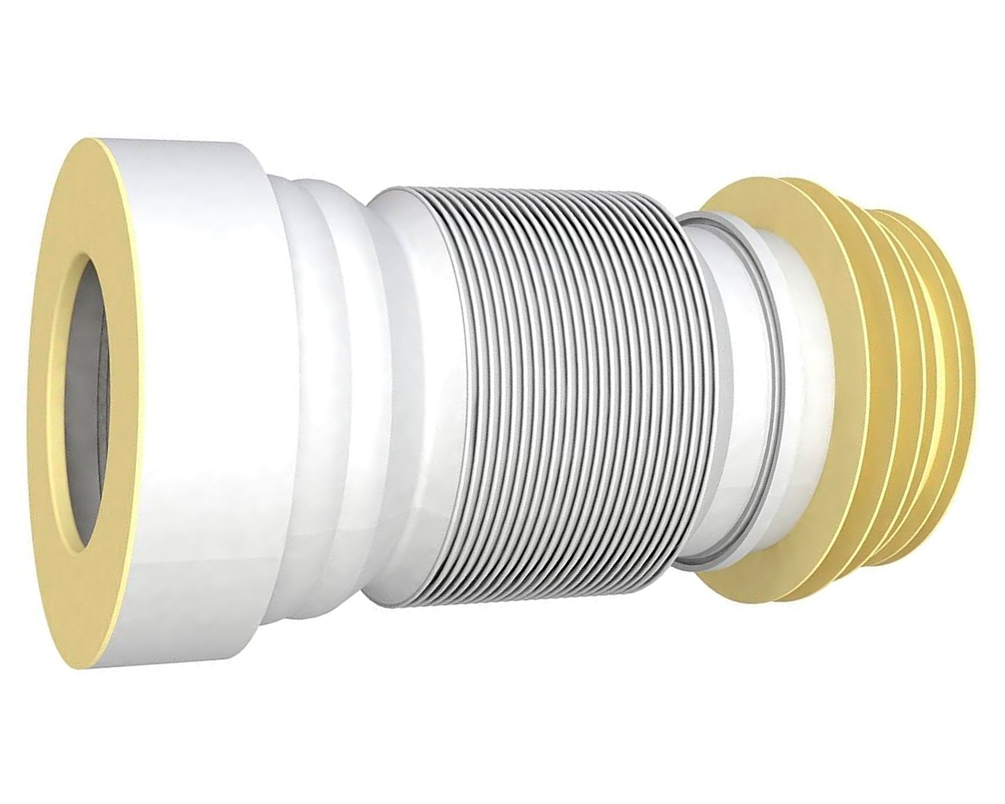 Conector descarga WC extensible BNM034 blanco