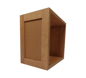 Repisa pared 1 cajón ratán