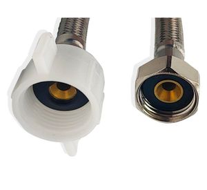 Flexible agua sanitario vinilo HI-HI 1/2x7/8" 30 cm