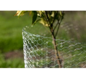 Malla hexagonal gris 1" 80x300 cm