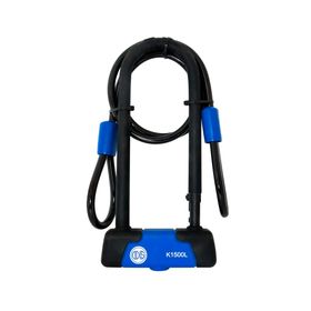 Pack candado bicicleta K1500L + cable 1 m