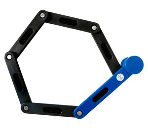 Candado plegable K1200P azul 1 un.