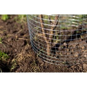 Malla electrosoldada gris 1/2" 90x500 cm