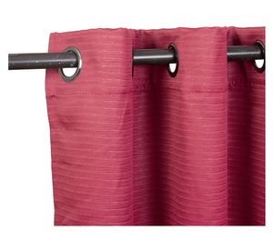 Set cortina 140x220 cm Frutillar burdeo 8 piezas