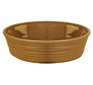 Plato base maceta redondo Piedra N° 18 mostaza 3.3x15.3 cm