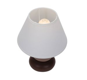 Lámpara sobremesa E27 1L 2 unidades taupe