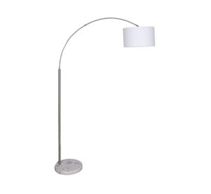 Lámpara pie E27 1L Marbel arc