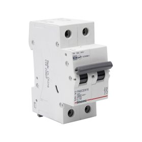 Interruptor automático bipolar 2 módulos 16A 6KA