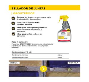 Limpiador de piso Grout Proof 710 ml