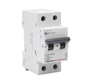 Interruptor automático bipolar 2 módulos 20A 6KA