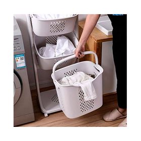 Carro organizador con ruedas 3 niveles BDX1433 blanco