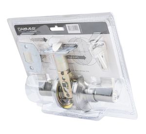 Cerradura manilla tubular dormitorio D900