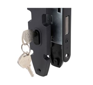 Cerradura embutida Nórdica Oval B40 oficina/dormitorio