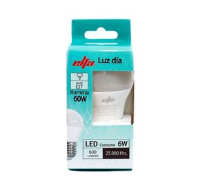 Ampolleta Led 6W E27 luz fría G45