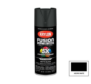 Pintura spray 340 ml Fusion 5X negro mate