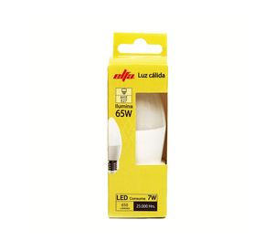 Ampolleta Led 3000K E27 Luz Cálida 7W