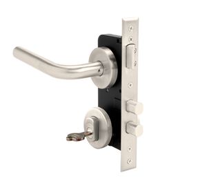 Cerradura embutida 7131080960L+I.D plata