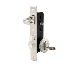 Cerradura embutida 7131080960L+I.D plata