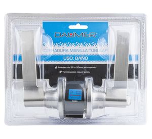 Cerradura manilla tubular baño B900