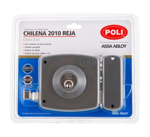 Cerradura sobreponer Chilena 2010 + caja reja para soldar