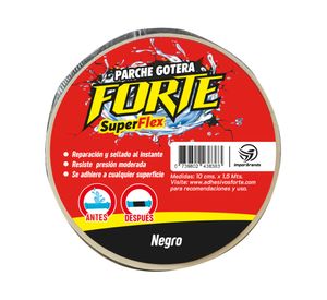 Cinta adhesiva tapagotera Acrílico negro