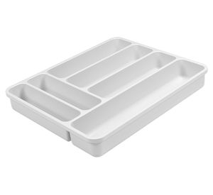Organizador de cubiertos Perfect blanco