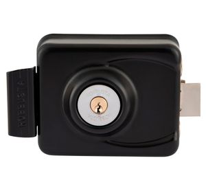 Cerradura sobreponer Robbusta 7100 B60 con caja reja para soldar