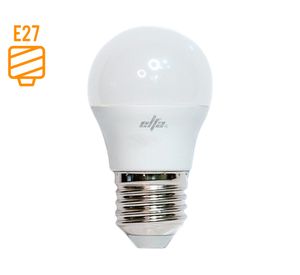 Ampolleta Led 6W E27 luz cálida Globo G45
