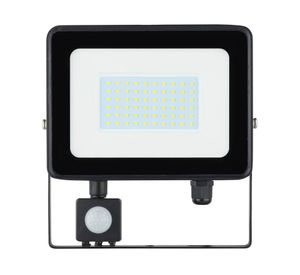 Proyector LED con sensor 50W luz fría