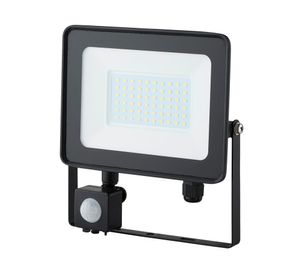 Proyector LED con sensor 50W luz fría