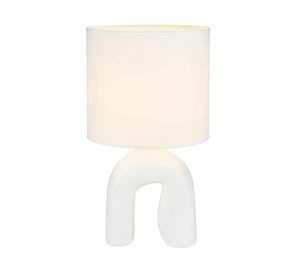 Lámpara mesa Curvy blanco 60W E27 1L